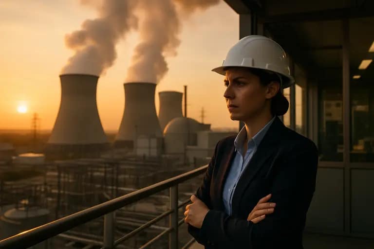 Control room screens monitoring power and industrial production indicators