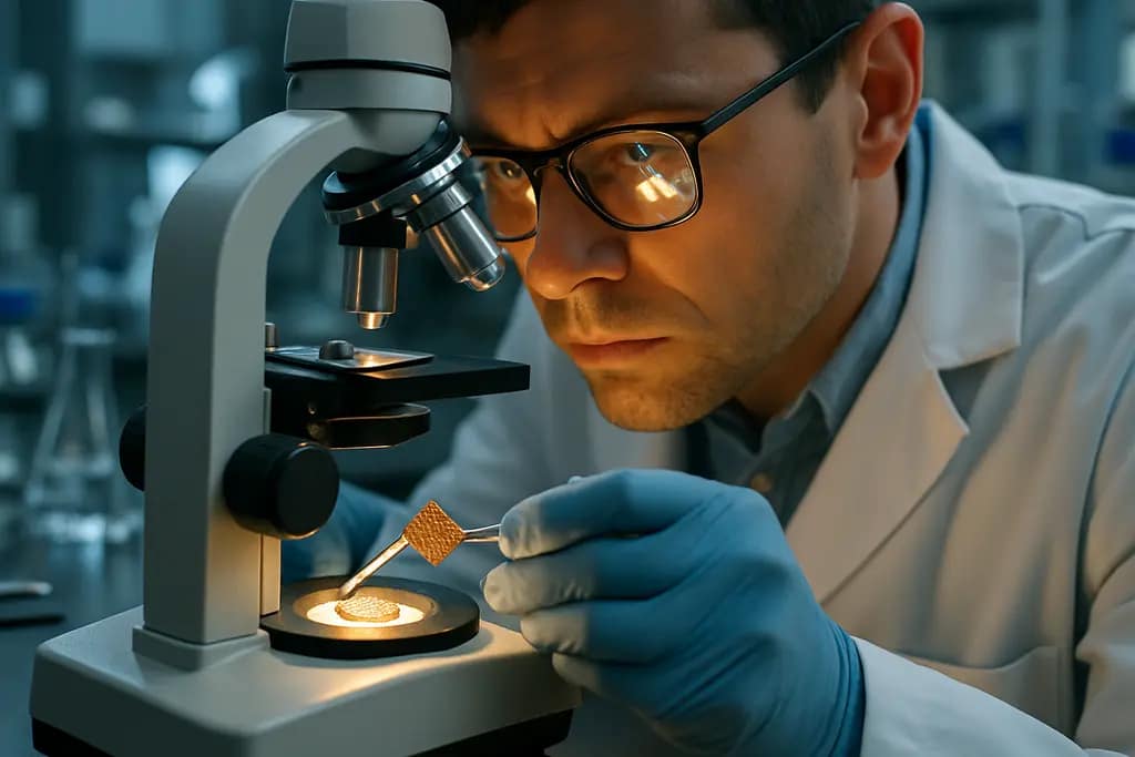 Tin Perovskite Transistors tested on a laboratory probe station