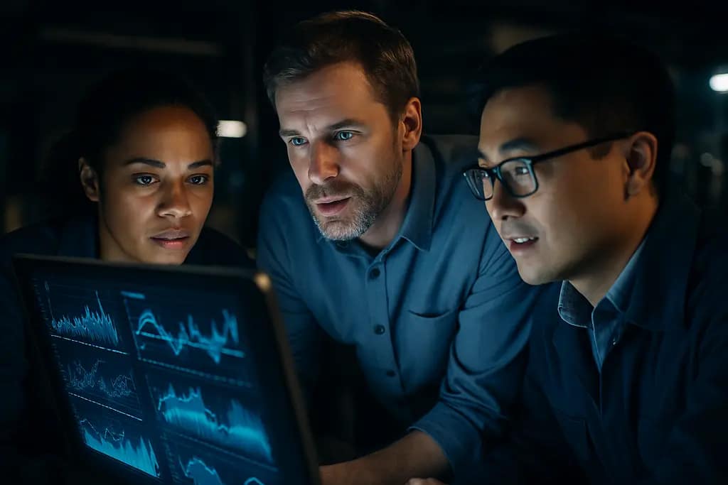 Project Triad quantum lab equipment with optical tables and measurement hardware