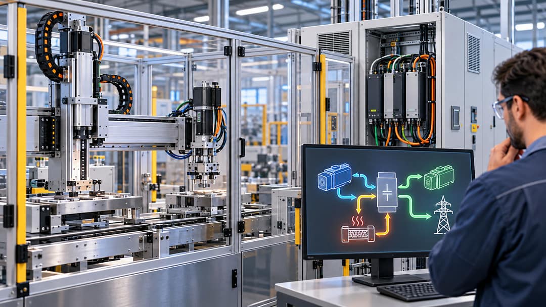 regenerative servo drive savings